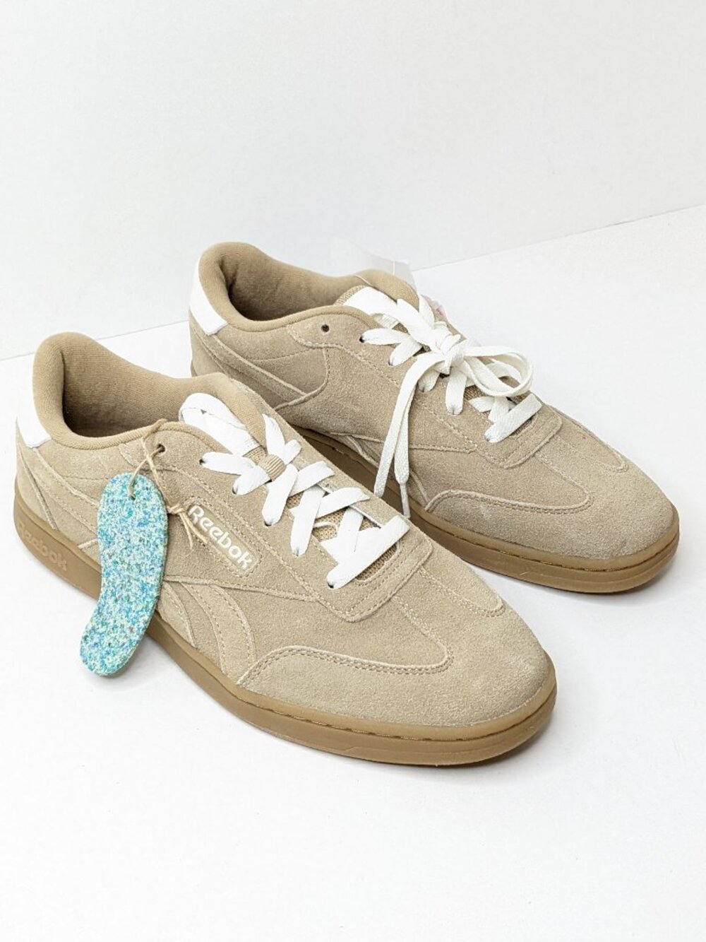 Reebok Club C 85 Classic Sneakers Tan Suede Womens 8.5